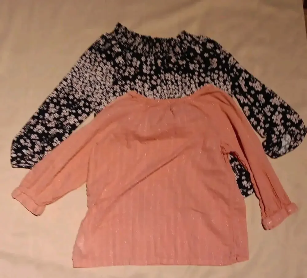 Old Navy Size XL 14 Long Sleeve Shirts Back To School Lot Of 2 Girl’s
